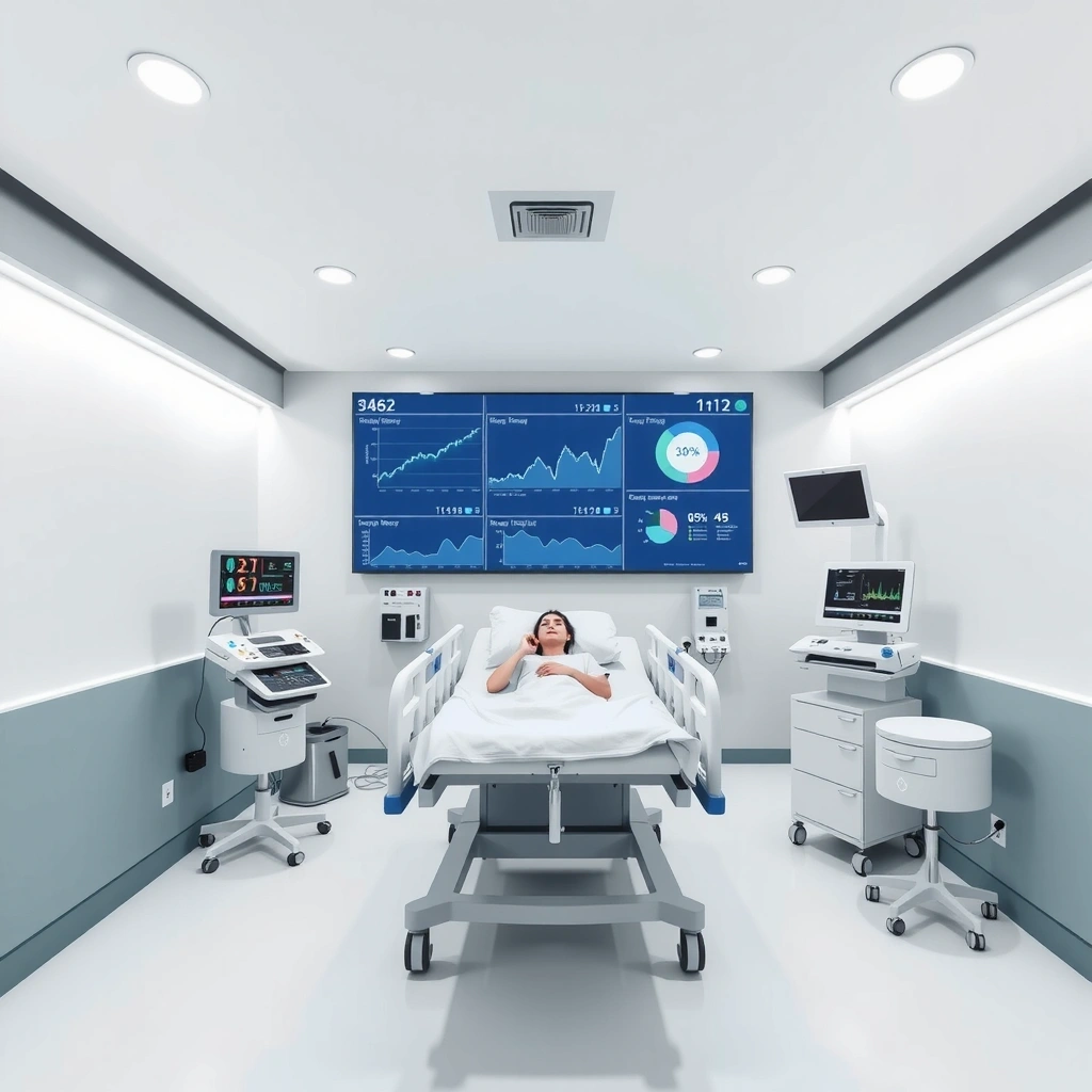 AI patient monitoring system with predictive health analytics