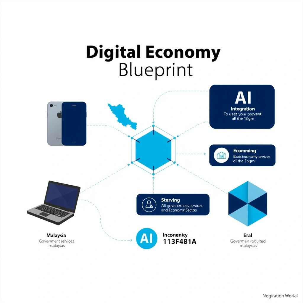 Malaysia Digital Economy Blueprint showcasing AI integration plans
